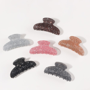 Pinces À Cheveux En Pvc, Couleur Unie Décontractée, Dégradé De Couleurs De Noël, Série Simple h5 Image3
