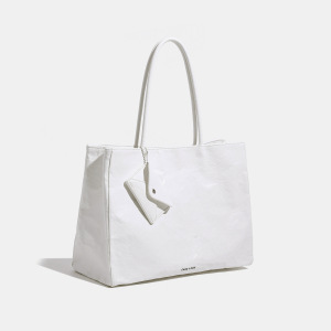 Sacs Cabas Carrés Pour Femmes En Pu Uni, Style Minimaliste, Sans Inscription h5 Image3
