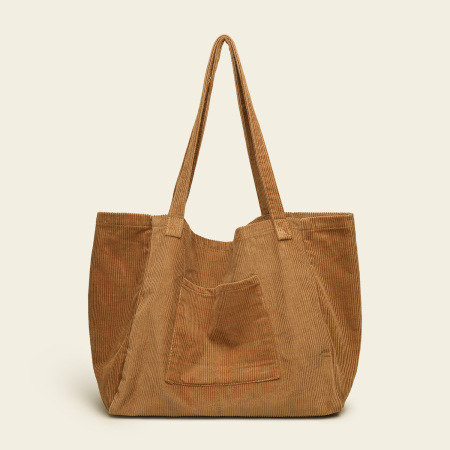 Sacs À Bandoulière Carrés Pour Femmes, Style Décontracté, Couleur Unie, En Velours Côtelé