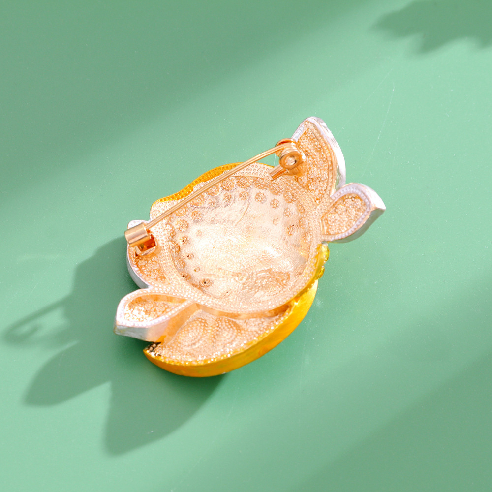 Broches En Alliage De Strass, Motif Fruits, Collection Luxueuse Et Décontractée Image3