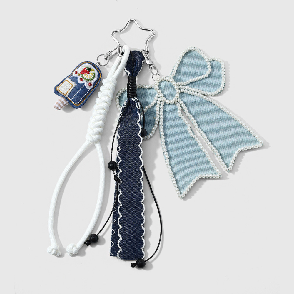 Breloques De Sac En Polyester À Nœud Papillon Torsadé, Style Dessin Animé, De La Série Simple Daily 