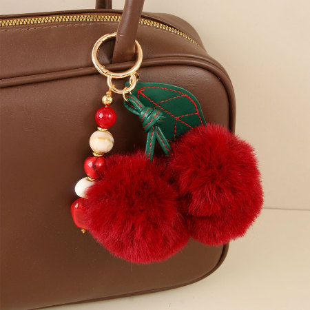 Breloques Pour Sac En Tissu Cerise De La Série Simple Daily Beads