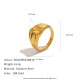 Couleur or/Taille de bague 7/Style5 Image14