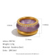 Couleur or/Taille de bague 8/款式7 Image14