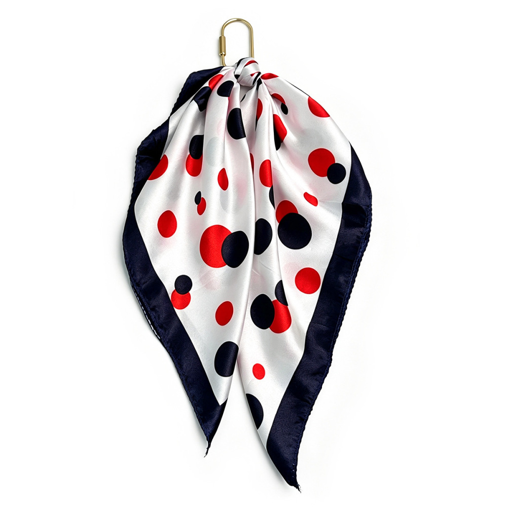 Porte-Clés De Sac En Polyester À Pois Rétro, Motif Animal, Collection Classique