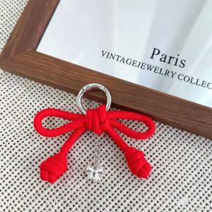 Porte-Clés En Polyester Multicolore À Nœud Papillon Décontracté, Collection Simple Series h5 