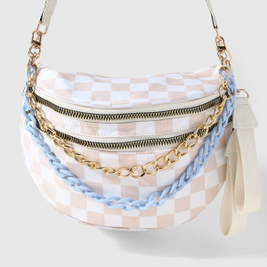 Breloques De Sac En Alliage À Chaîne, Couleur Unie, Style Décontracté, Série Simple h5 Image3