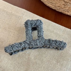 Pinces À Cheveux En Tissu Tissé Uni Couleur Unie, Série Simple h5 