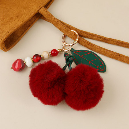 Breloques Pour Sac En Tissu Cerise De La Série Simple Daily Beads 2