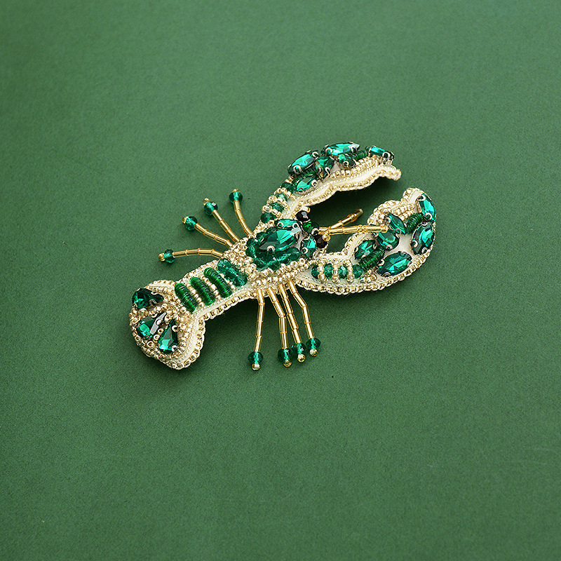 Broches Luxueuses En Perles Naturelles, Style Océanique, Tissées À La Main, Ornées De Strass Et De Perles De Rocaille. Image4
