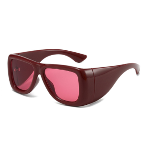 Lunettes De Soleil Décontractées À Imprimé Léopard, Couleur Unie, De La Série Simple h5 Image2