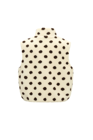 Gilets Décontractés À Pois, Coupe Ajustée, En Fibre De Polyester (Polyester) h5 Image3