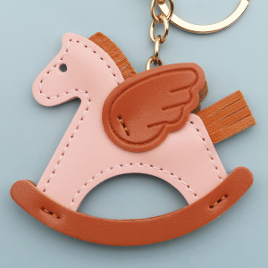 Porte-Clés En Pu À Ailes Multicolores, Motif Animal Décontracté, Collection Simple Series h5 Image6