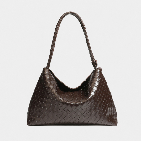 Sacs À Bandoulière Femme En Pu Tissé Uni Style Bureau