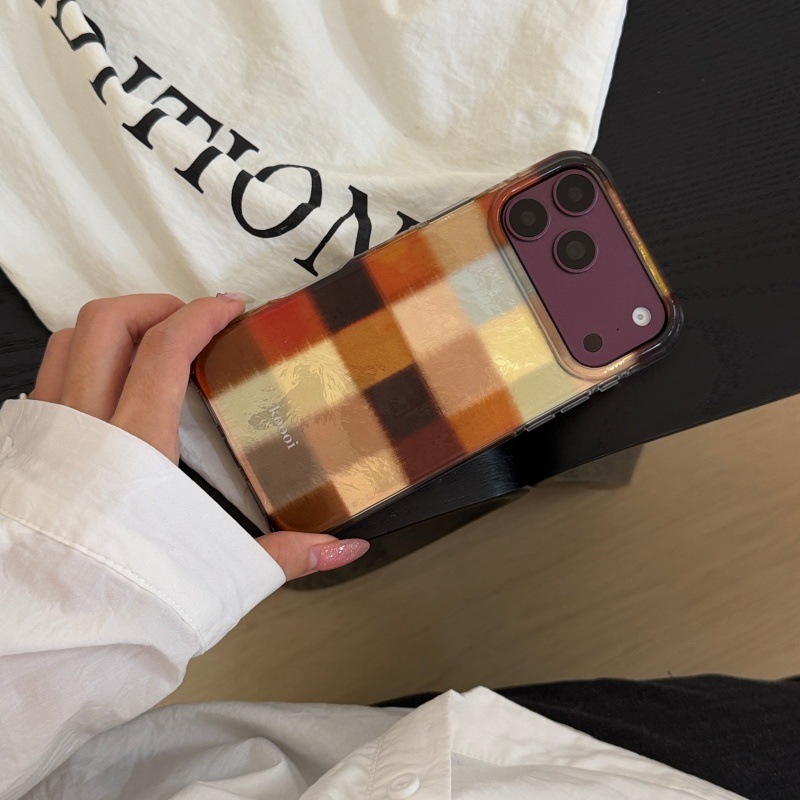 Coques De Téléphone À Carreaux, Couleurs Dégradées h5Image6