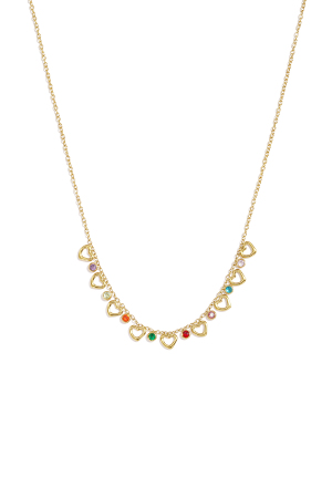 Colliers Pendentifs En Acier Inoxydable En Forme De Cœur, Collection Daily Simple, Bijoux Pour Femmes h5 