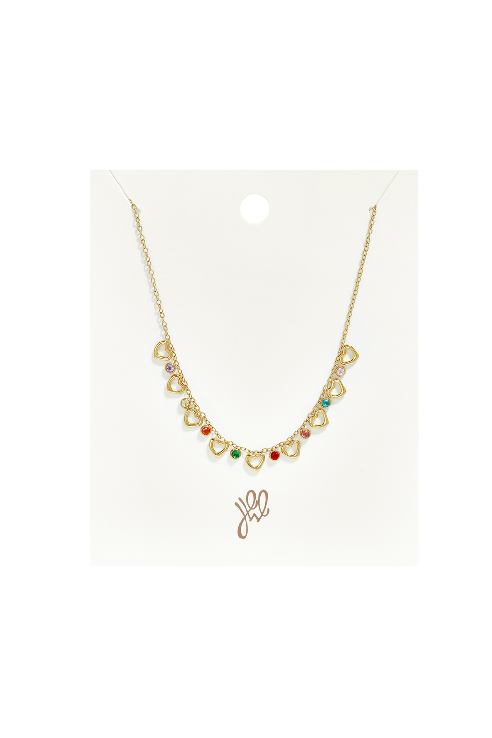 Colliers Pendentifs En Acier Inoxydable En Forme De Cœur, Collection Daily Simple, Bijoux Pour Femmes Image4