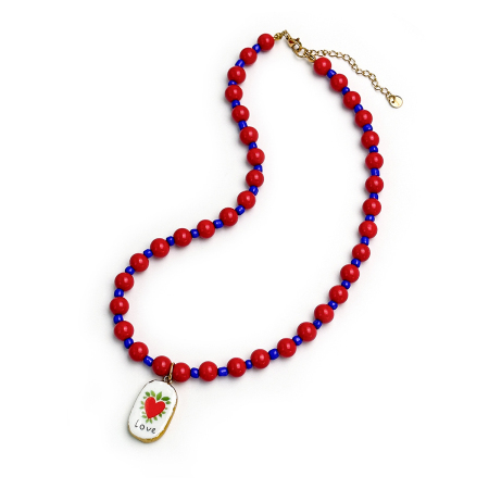 Colliers De Perles Pour Femmes, Collection Romantique Sweet Heart, En Pierres Naturelles