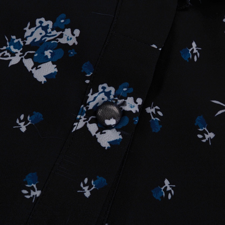 Robes Maxi Rétro À Imprimé Floral Et À Volants, Coupe Ajustée Image6