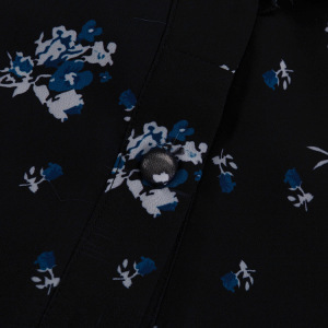 Robes Maxi Rétro À Imprimé Floral Et À Volants, Coupe Ajustée h5 Image6