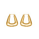 F076 - Boucles d'oreilles en or 