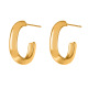 F623 - Boucles d'oreilles en acier