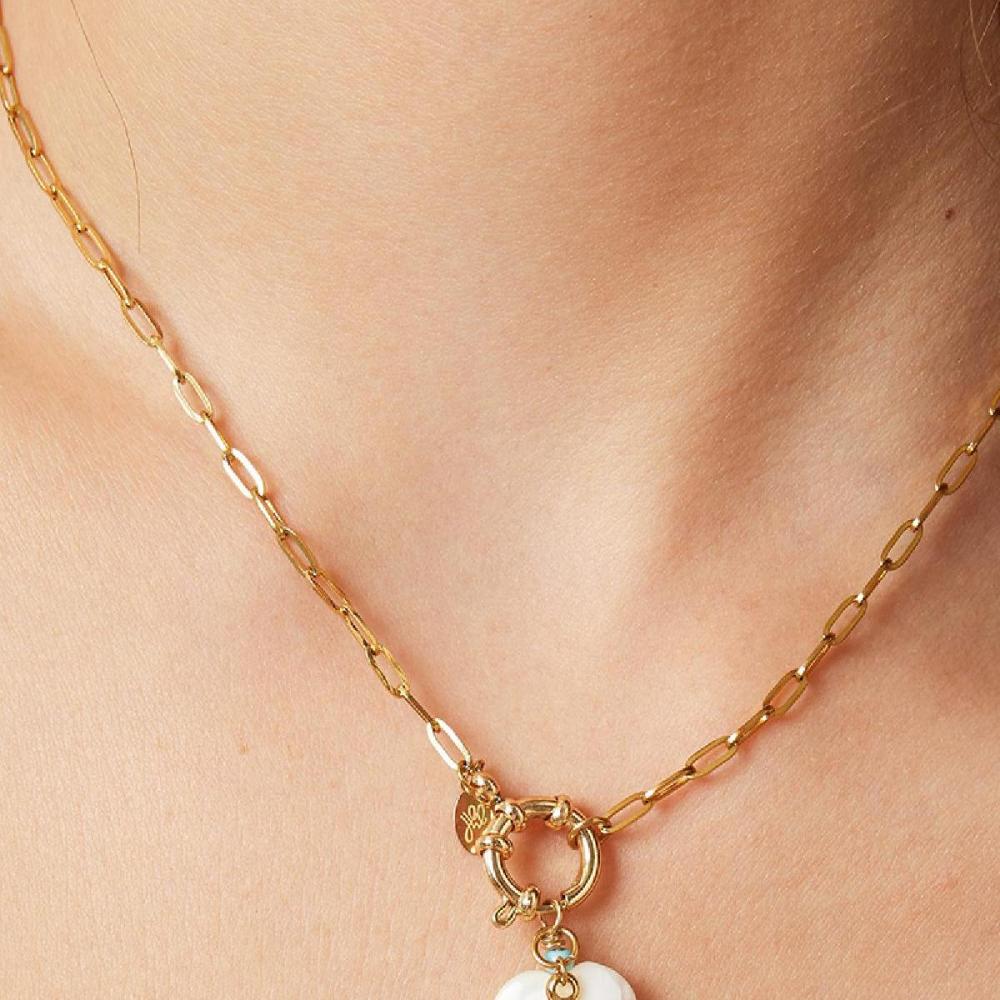 Collier Avec Breloque Cœur Et Étoile De Mer - Collection Plage Image4