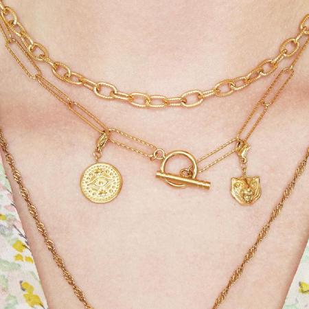 Collier chaîne ciselée