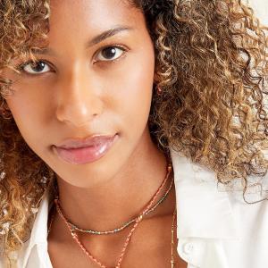 Collier Corde Orange/Rouge h5 Image3