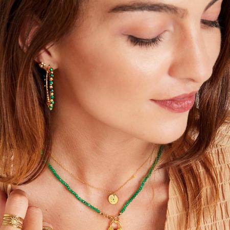 Collier de perles avec cadenas