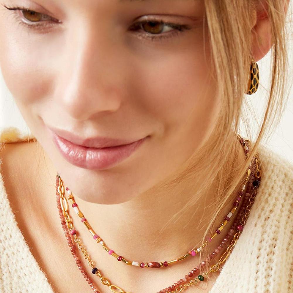 Collier De Perles Avec Cadenas Image5