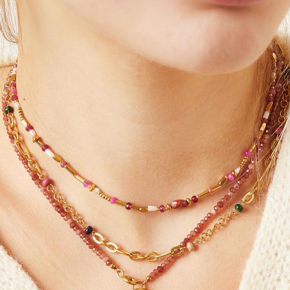 Collier De Perles Avec Cadenas Image6
