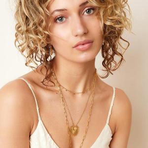 Collier Pendentif Étoiles Soleil Or h5 Image3
