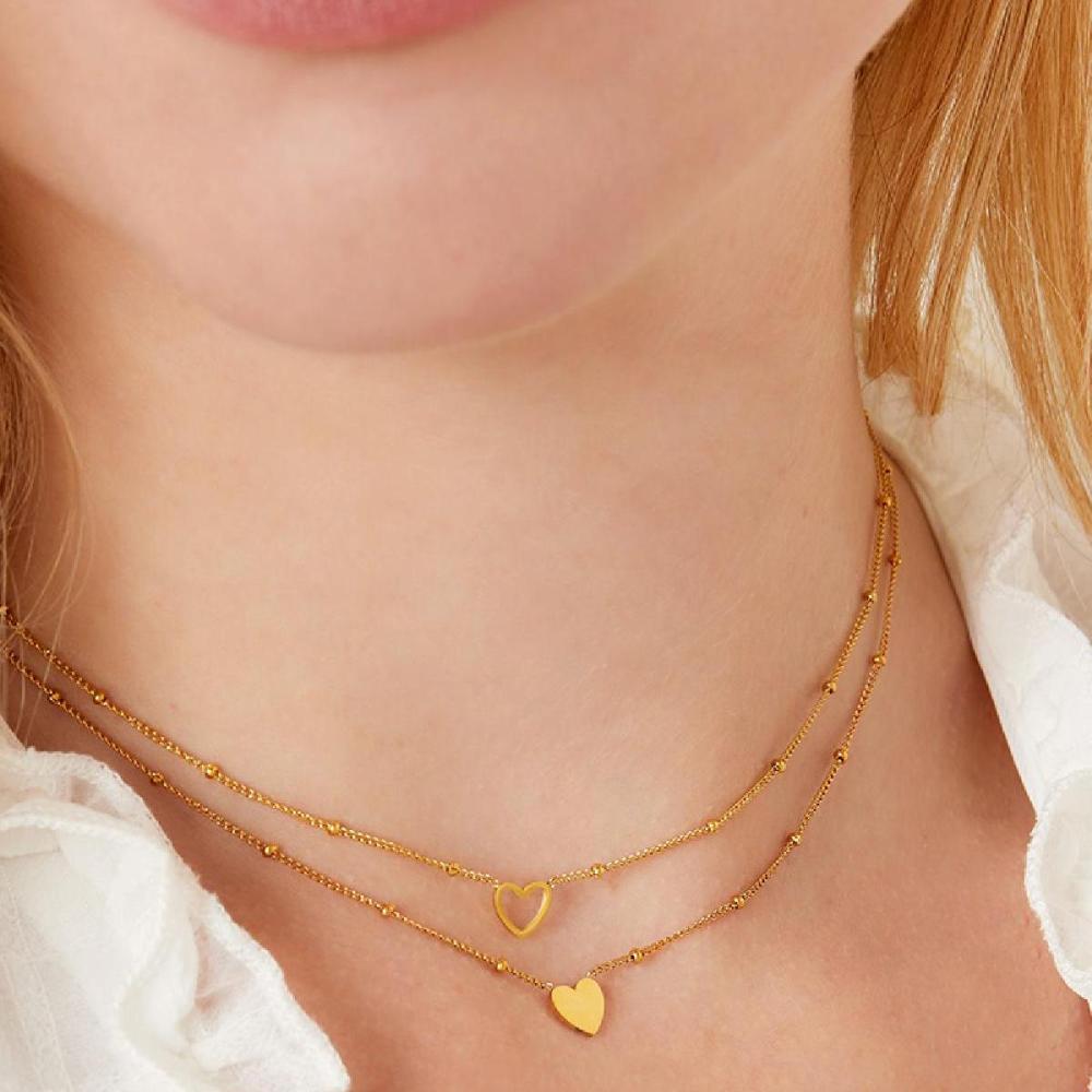 Collier Minimaliste En Forme De Cœur Image3