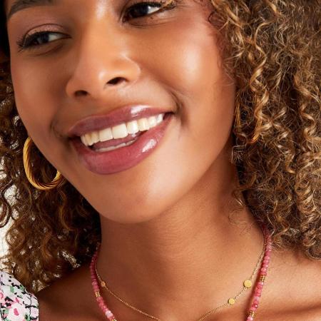 Collier Cercles En Acier Inoxydable