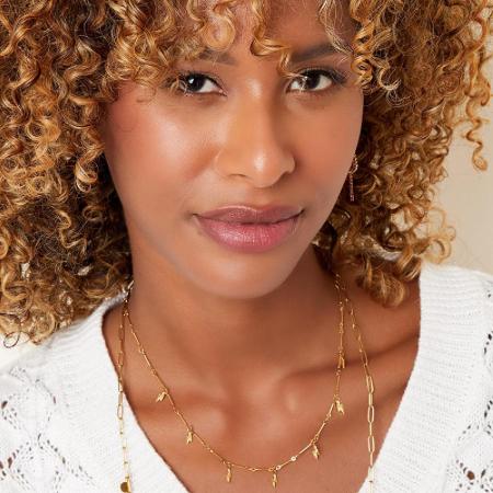 Collier en acier inoxydable avec éclair