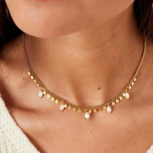 Collier Avec Perles Et Cercles h5 Image4