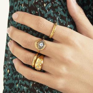 Bague Diamant Fleurs h5 Image3