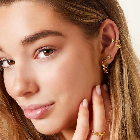 Bague en acier inoxydable couronne de laurier réglable