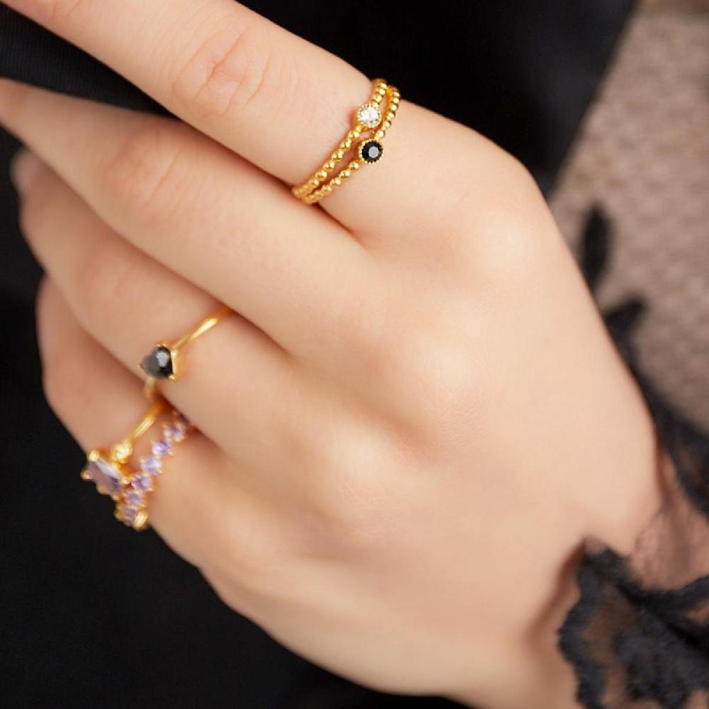 Bague Perles En Rangée Image3