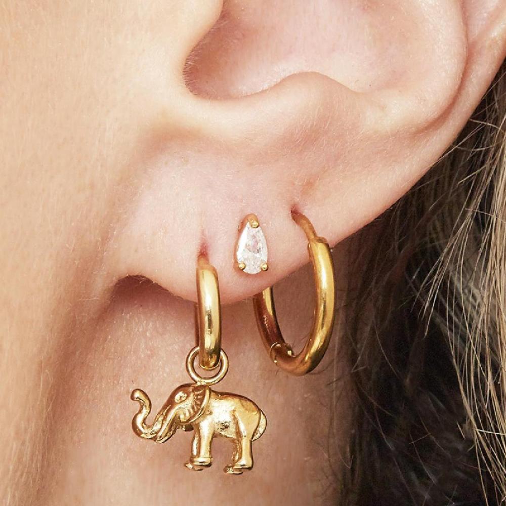 Boucles D'Oreilles Petites Créoles 1,6Cm Image3