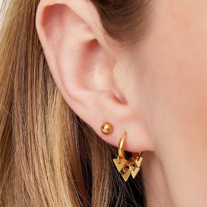 Boucles D'Oreilles Triangles Flottants h5 Image4
