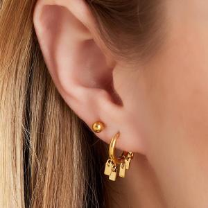 Boucles D'Oreilles Rectangles Flottants h5 Image3