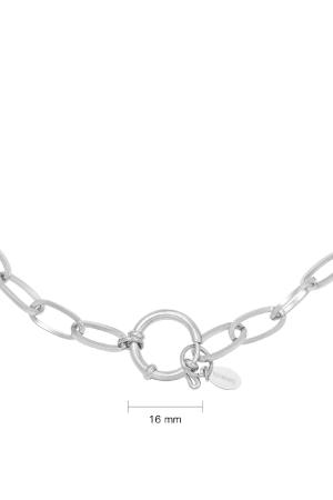 Collier Chain Eve Argenté Acier Inoxydable h5 Image2