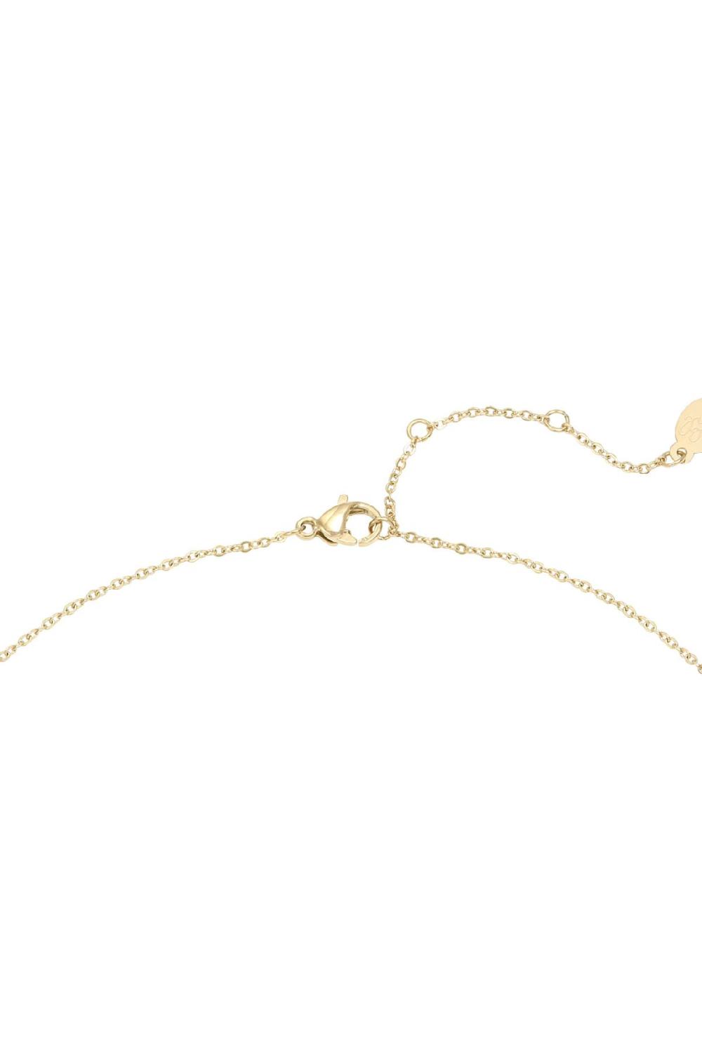 Collier Dance Like Nobody's Watching Couleur Or Acier Inoxydable Image2