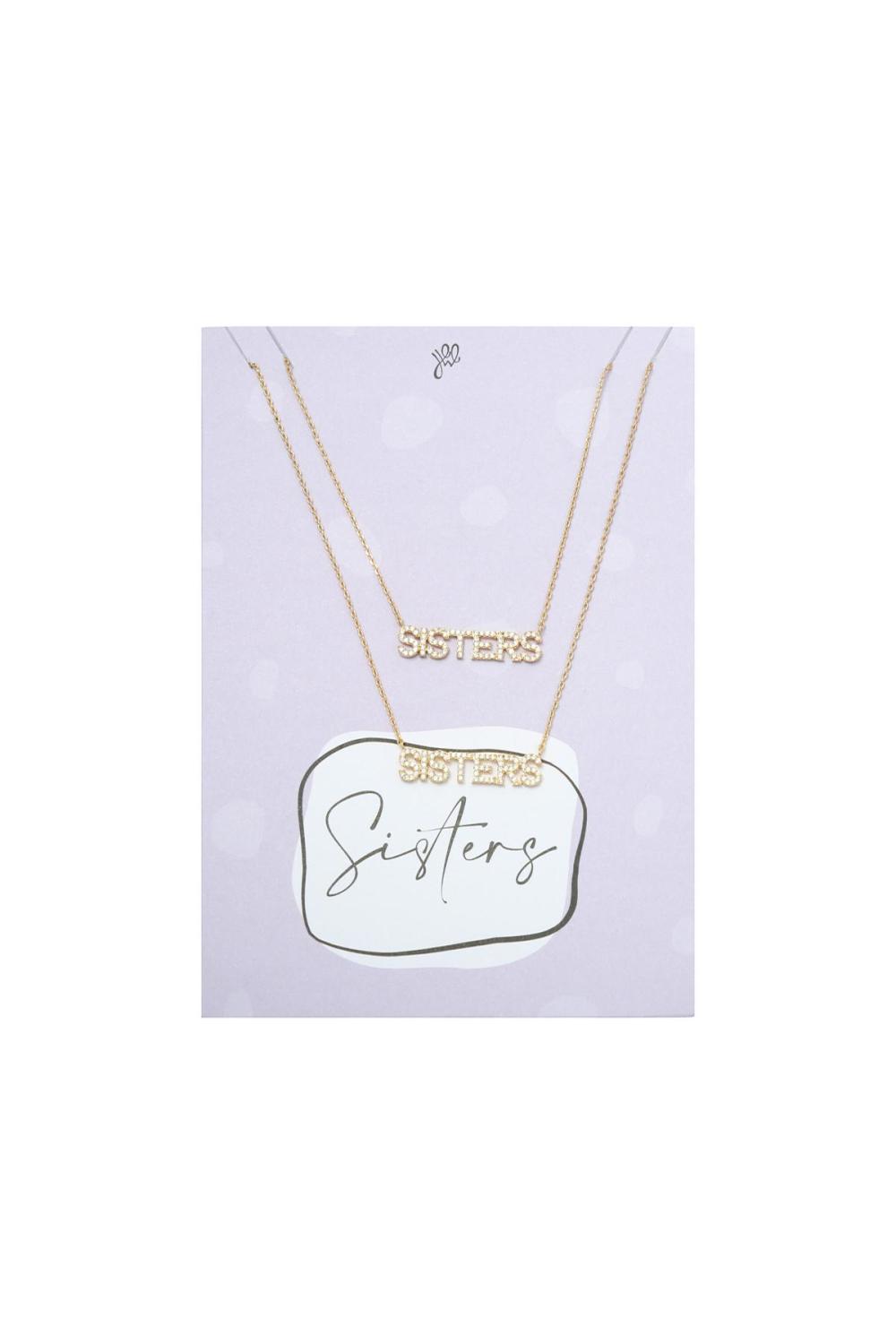 Collier Sisters Set Couleur Or Cuivré 