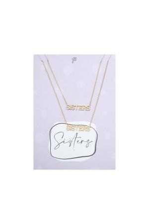 Collier Sisters Set Couleur Or Cuivré h5 
