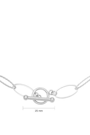 Collier Airy Links Argenté Acier Inoxydable h5 Image2