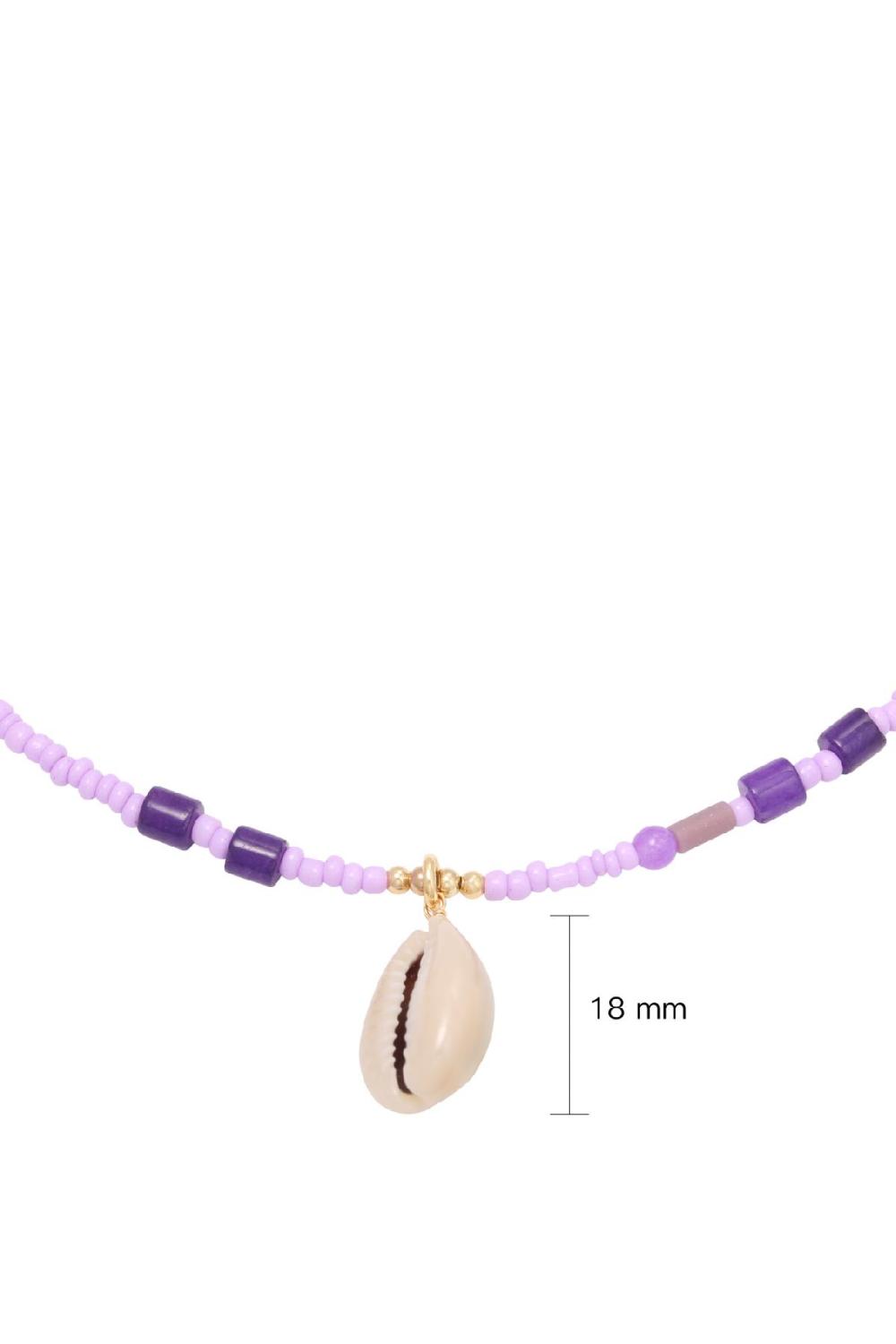Collier At The Beach Violet Cuivré h5Image2