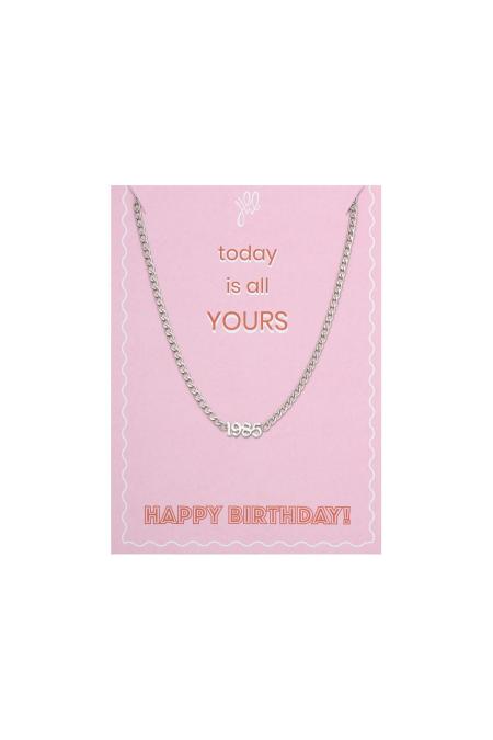 Collier Today Is Yours - 1985 Argenté Acier inoxydable